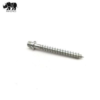Hot Sale Double Thread Stainless Steel or Carbon Steel 1/4&quot; Tapping Screw Headless Trox Drive Screws