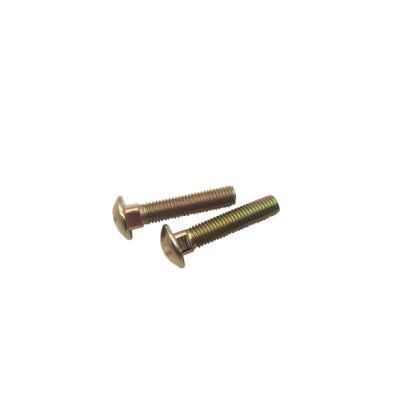 DIN603 Carriage Bolt Gr. 8.8 Screw with Yellow Zinc Plated