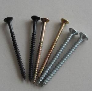 DIN 7505 Chipboard Screw Fiberboard Screw Wood Screw Zinc Plated Decoration Screw