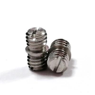Non-Standard Custom Fasteners Double Head Slotted Camera Screws