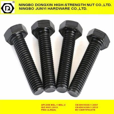 8.8 DIN933 Black Fastener Full Thread Hex Head Bolt