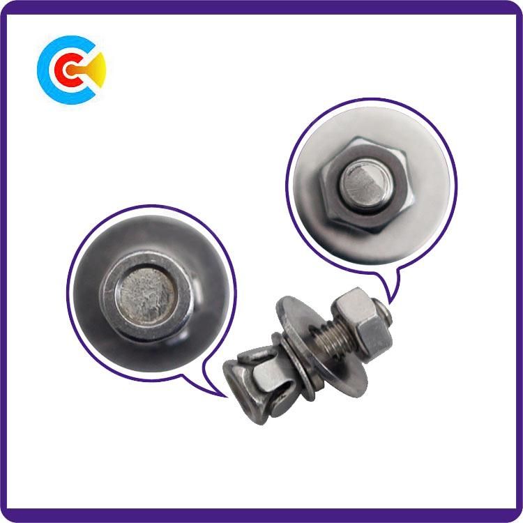 Shaped Countersunk Head Combination Screws for Building Railway Car Bridge