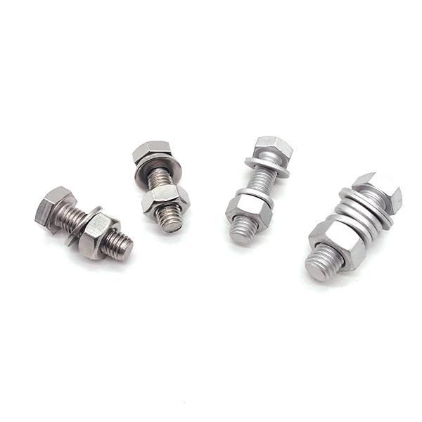 ANSI Carbon Steel Gr2 Gr5 Unc Unf Hex Cap Screw 1/4′′-10 1/2′′