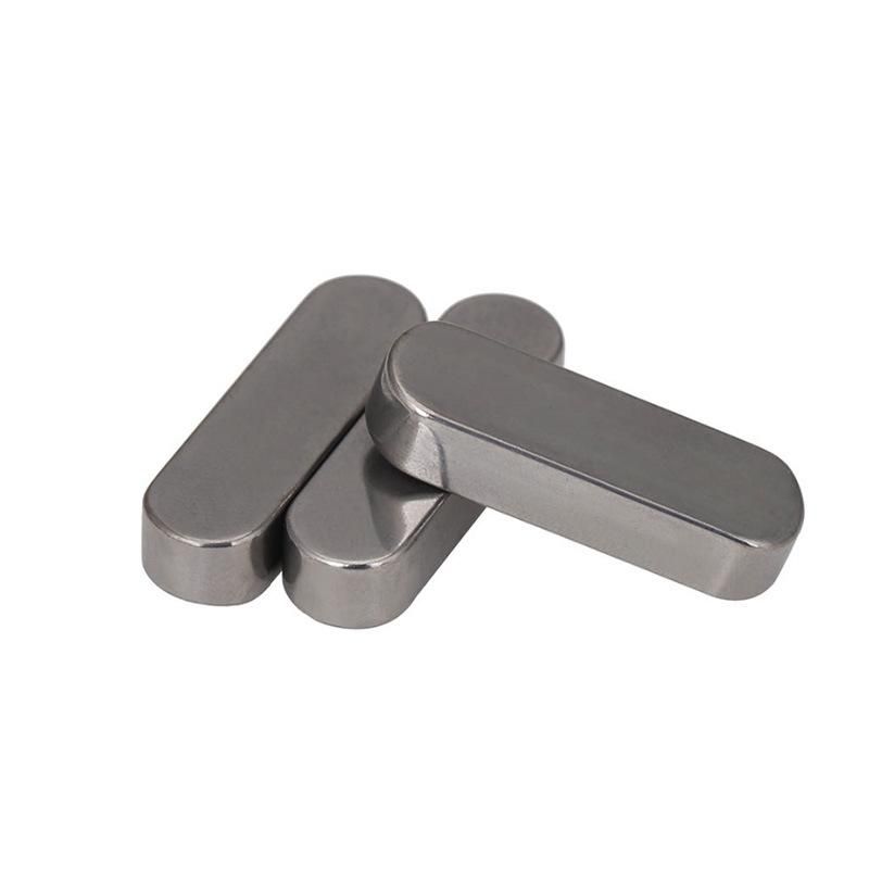 M2-22 DIN6885 Standard Fastener Zinc Plated Carbon Steel Round End Parallel Key