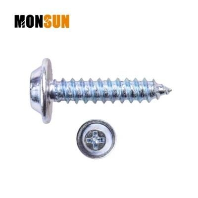 Phillips Flanged Extra-Wide Rounded Head Sheet Metal Screws