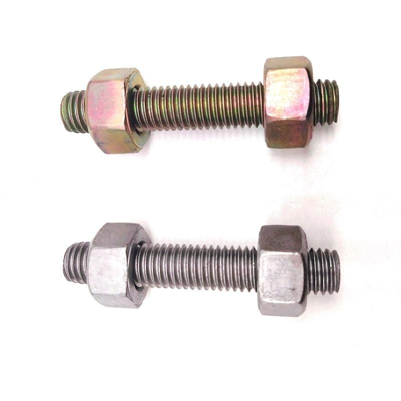 M4-M24 Stud Bolt, Thread Rods with Zinc Plated
