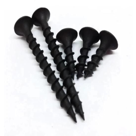 South Africa Colombia Zambia Market/1/2" to 4 " 1000PCS/Box Black Coarse Thread Drywall Screw/Tanzania Market Drywall Screw
