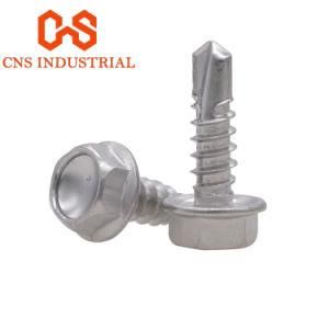 Hexagon Head Hex Self Drilling Roofing Screw with Rubber Washer