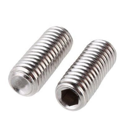Carbon/Stainless Steel Hex Socket Set Screws with Flat Point
