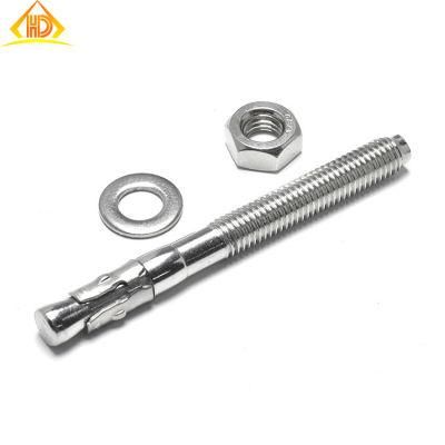 M16 M6 M8 M10 M12 M14 M18 M20 Aluminum Profile Carbon Steel Zinc Plated A2 A4 Footpoint Bolt Hex Nut Bolt Washer Sleeve Wedge Anchor