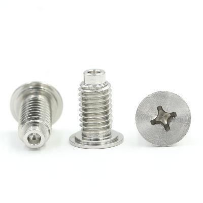 Stainless Steel Phillip Flat Head Dog Point Machine Screw