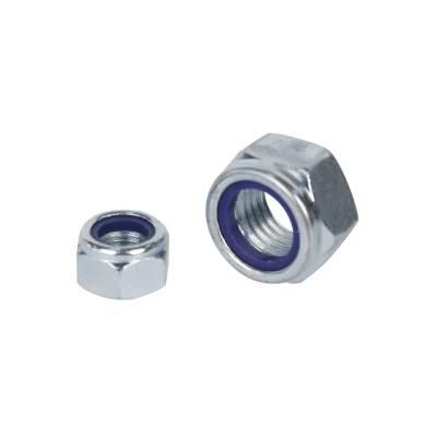 Customized Hex Head Nut with DIN Standard Carbon Steel Hex Flange Nylon Lock Nuts