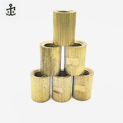 Customized Embedded Threaded Insert Brass Knurled Thumb Nut Made in China