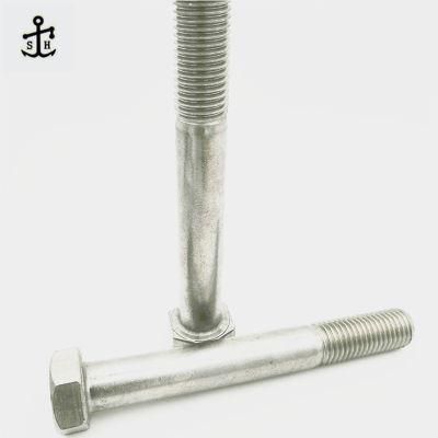 DIN931 M16 X120 Ss 316 Hex Cap Screw Made in China for Mechanical Engineering