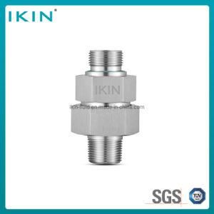 Ikin Stainless Steel Tubular Check Valve Pressure Gauge Connection Hydraulic Test Connector Hose Fitting