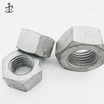 High Quality Carbon Steel Hexagon Nut Dacromet Surface Treatment Hex Nut Made in China