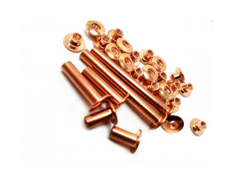 Leather Belts Binding Post Rivets Chicago Binding Female and Male Screws