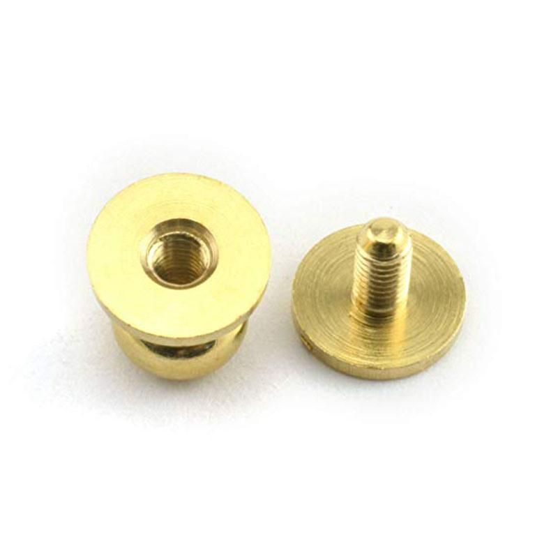 7mm Round Head Button Screw Back Screw Stud Spot Rivet for Leather Craft Bag Belt Handbag DIY Decoration Accessories Made in China