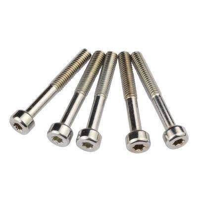 White Plated Zinc Cup Head Plum Blossom Torx Half-Thread Machine Screw