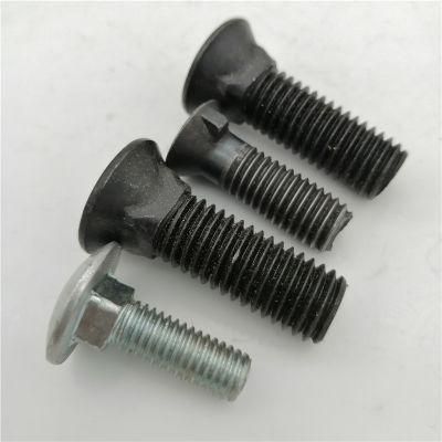 Black Color Zinc Plated Fasteners Earth-Moving Machinery - Plough Bolt Made in China