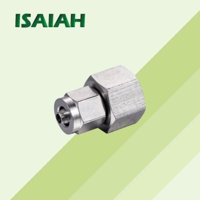 Competitive Price Pneumatic Parts Air Connector Push on SS304 Stainless Steel Pneumatic Fitting