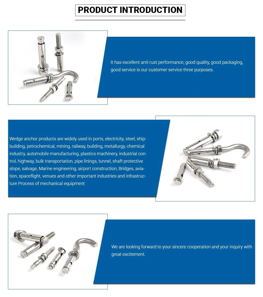 M16 Stainless Steel 316 Wedge Anchor Bolt