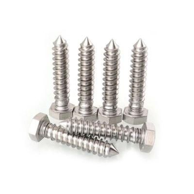 Chinese Factory Supplies Wood Hexagon Head Screw DIN571 High Quality Wood Hexagon Head Screw