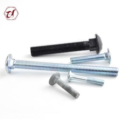Galvanized Carbon Steel Zinc Plated DIN603 Carriage Bolt Round Head Square Neck Bolt