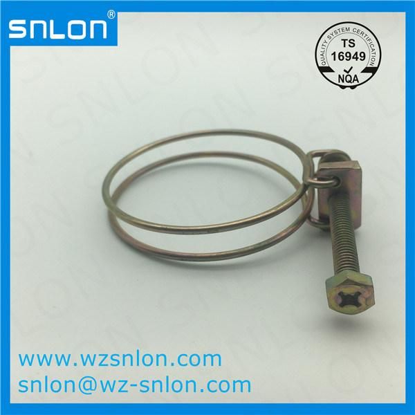 Carbon Steel Double Wires Hose Clamp
