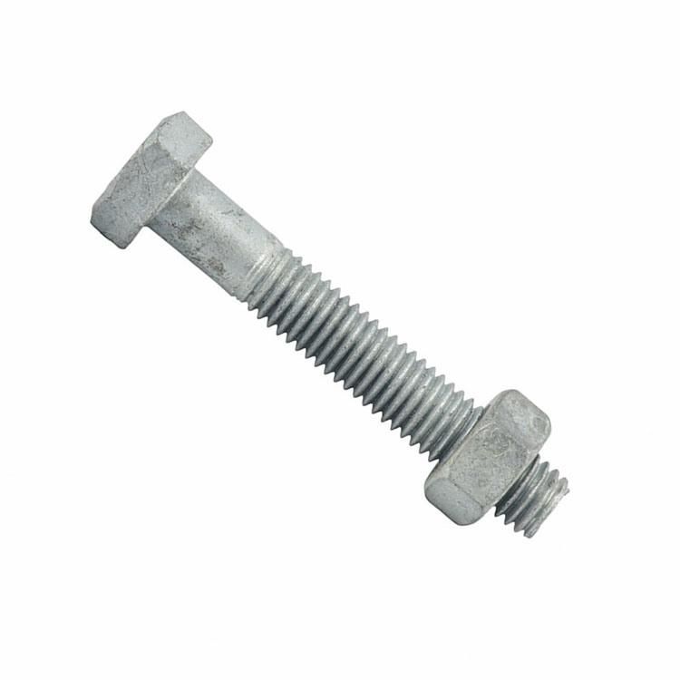 High Quality Building Industry Hot-DIP Galvanized Bolts and Nuts Hot DIP Galvanized Screws