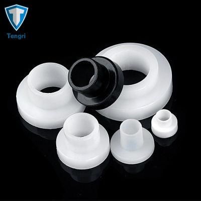 Customzied Od10mm Nylon Flange Washer Barrel Shoulder Washer White Color