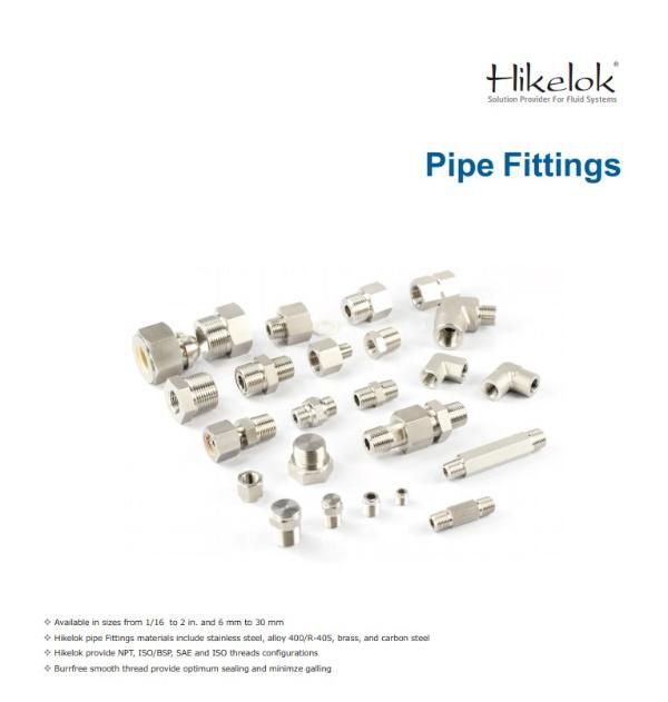 Hikelok Stainless Steel 316 304 Instrumentation Pipe Fitting Male Female Tee