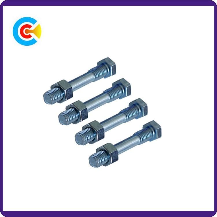 DIN/ANSI/BS/JIS Carbon-Steel/Stainless-Steel Hexagonal Head Two Sets Electronic Screws for Buiding/Railway