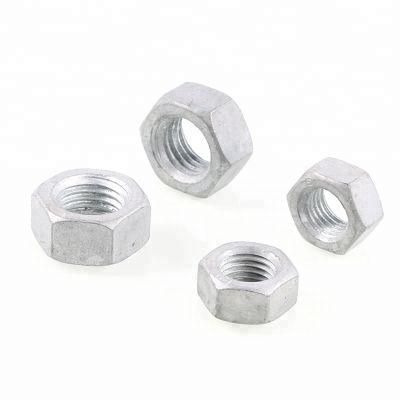 M10 M20 M27 Carbon Steel Hot DIP Galvanized Hex Nut