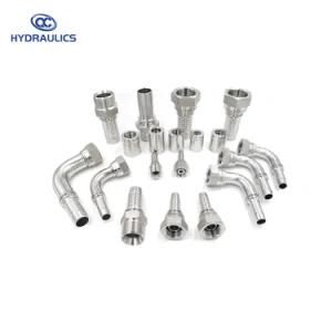 Stainless Steel Hose Pipe Fittings Two Piece Rubber Fittings and Ferrules