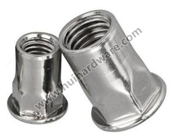 Stainless Steel 304 Flat Head Hexagon Riveted Nuts M3-M20
