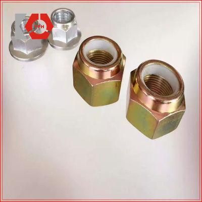 DIN985 Nylon Self Locking Nuts Zinc Yellow