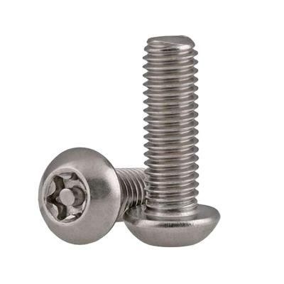 Pan Button Head Trox Socket Security Screw Bolt with Pin Anti Vvandal Anti Theft Machine Screw Stainless Steel