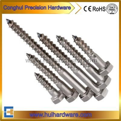 Stainless Steel Hex Head Wood Screws DIN 571