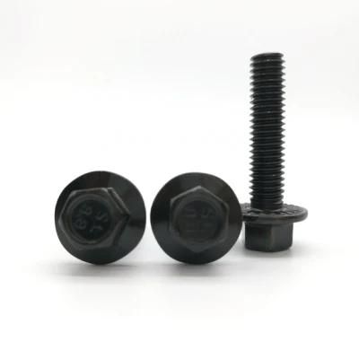 Hex Head Flange Bolt Flange Screw with Serrated