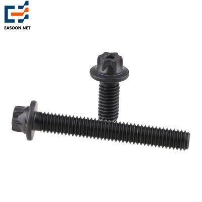 Plum Flower Slot Machine Screw Torx Head Bolt Torx Temper Head Partial Teeth Bolt