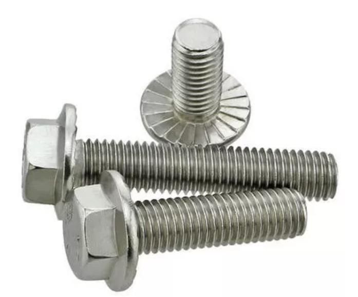Steel Hex Flange Bolt and Nut DIN6921 Steel M3-M56 Hex Head Flanged Bolts Flange Hex Lock Nut Bolts and Nuts Grade 8.8
