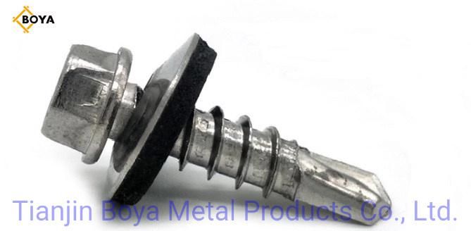 China Products/Suppliers/Roofing Screw/Self Drilling Screw with Washer Pained Carbon Steel