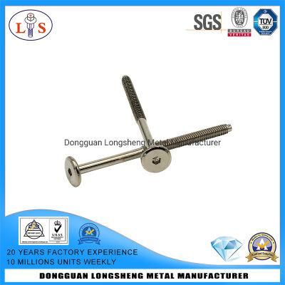 Falt Head Hexagonal Socket Nickel Bolt