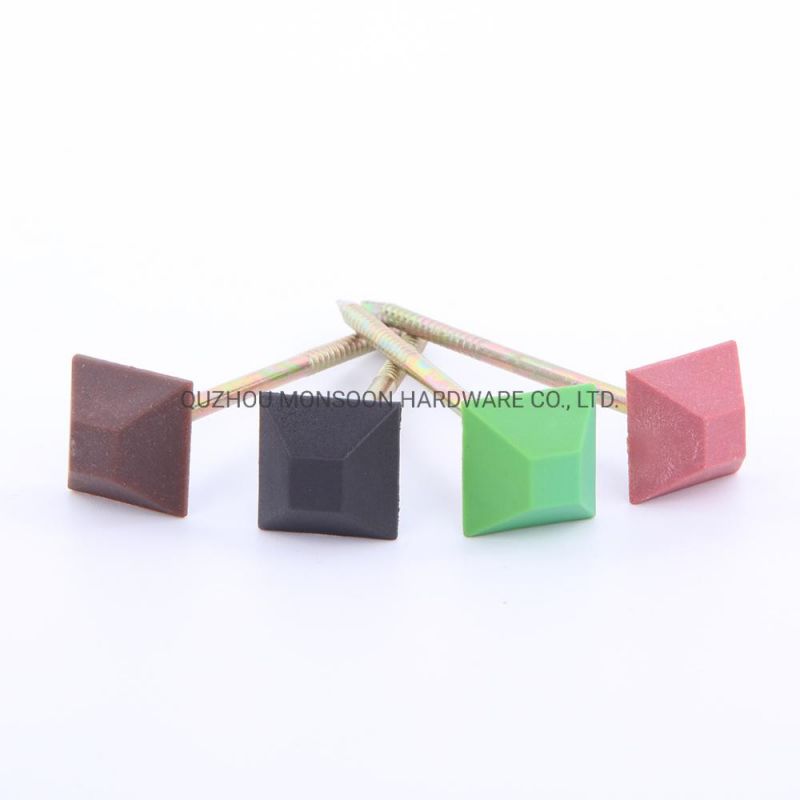 plastic Head Annular Ring Pyramid Nails