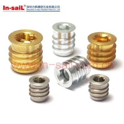 Rampa Insert Brass Outer Spiral Pattern Nuts