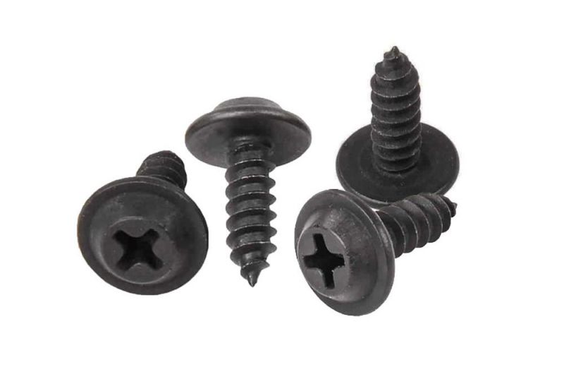 Phillips Flanged Extra-Wide Rounded Head Sheet Metal Screws
