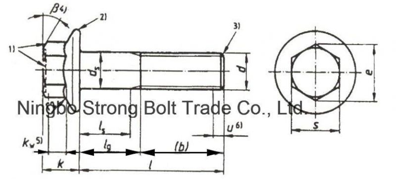 DIN6921 Screw Cl. 8.8 Black Oxid Hex Flange Bolt