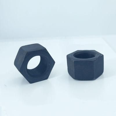 2 H Hex Nut, Black Oxide 2h Hex Nut