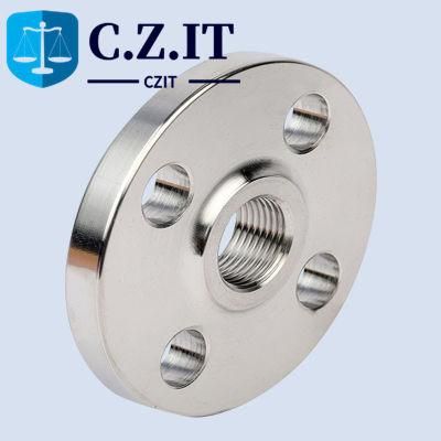 ANSI SS304 SS316 Forged Stainless Steel Slip on Threaded Flange
